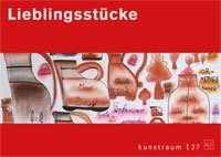Postkarte 'Lieblingsstücke', Vorderseite: Dirk Geffers, Ömel-Kannen, 2009, Tusche, Pastellkreide auf Papier (Ausschnitt)
